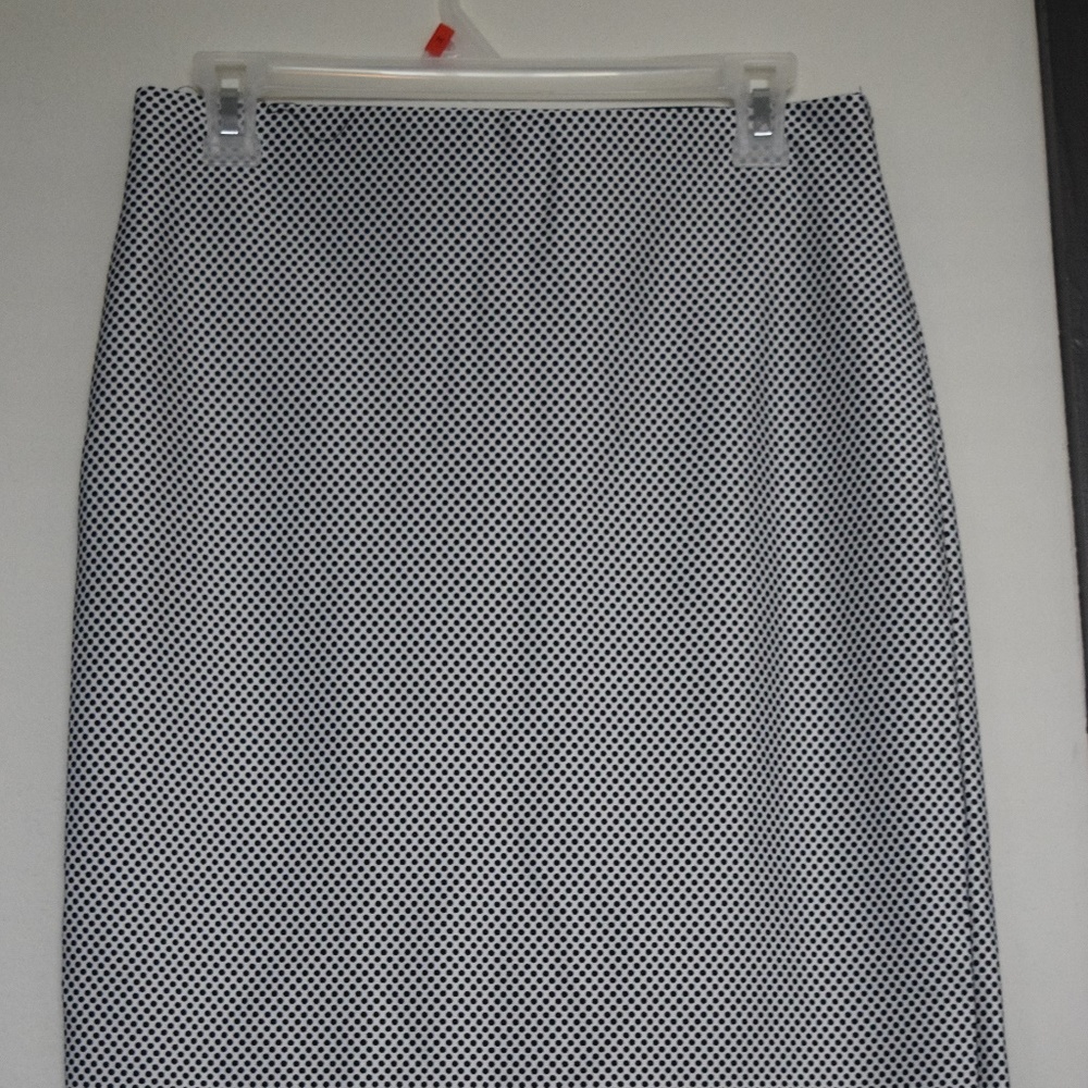 Black Polk a Dot Skirt